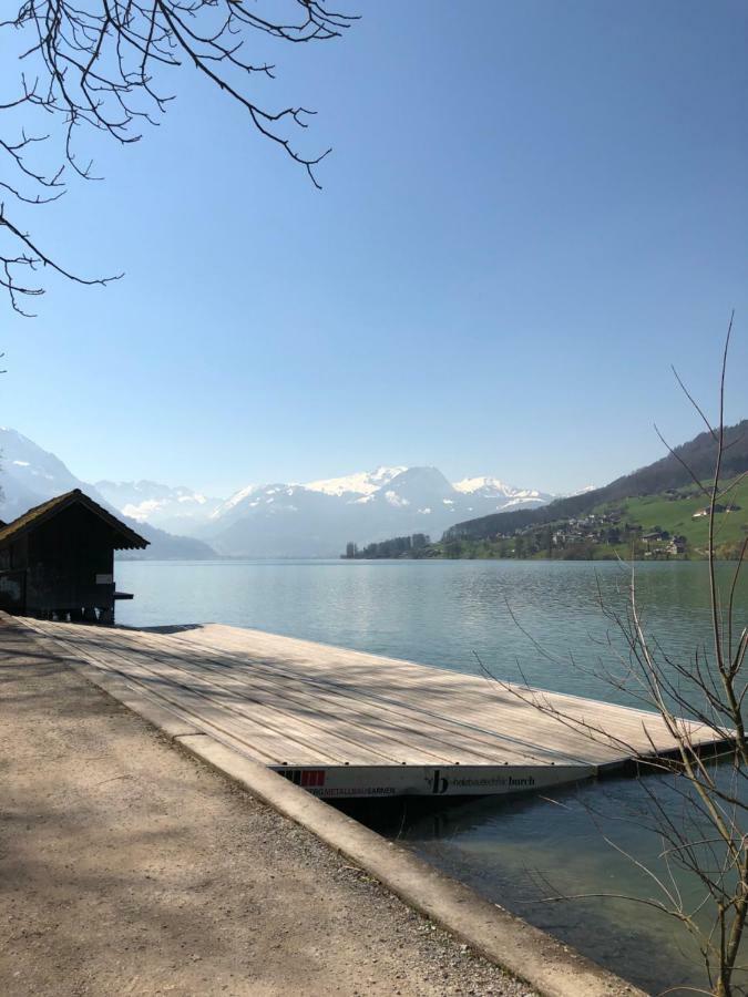 Ruderhaus Garni Albergue Sarnen Exterior foto